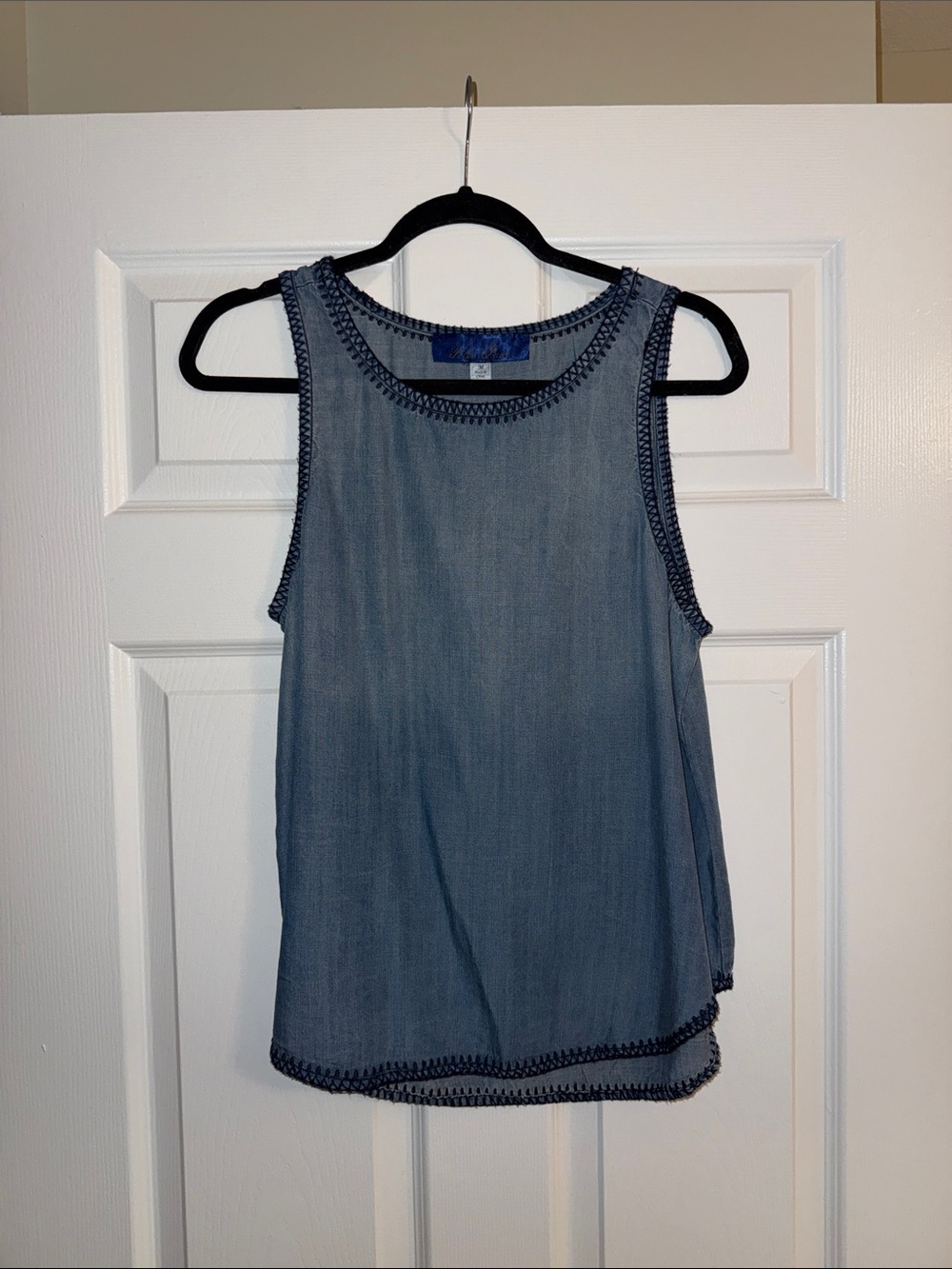 Blue Rain Blue Jean style top